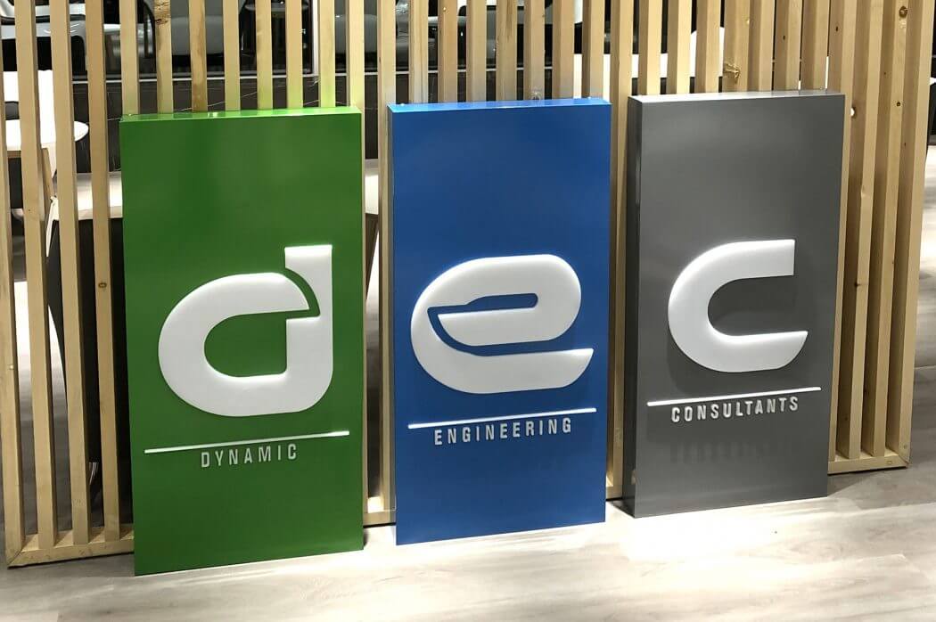 reception signage