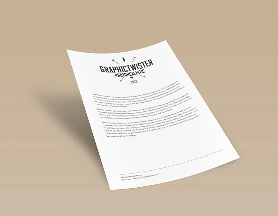 letterhead printing in Dubai