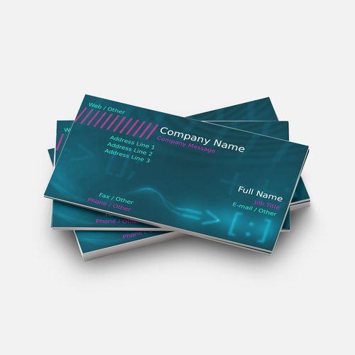 soft touch Lamination Business cards