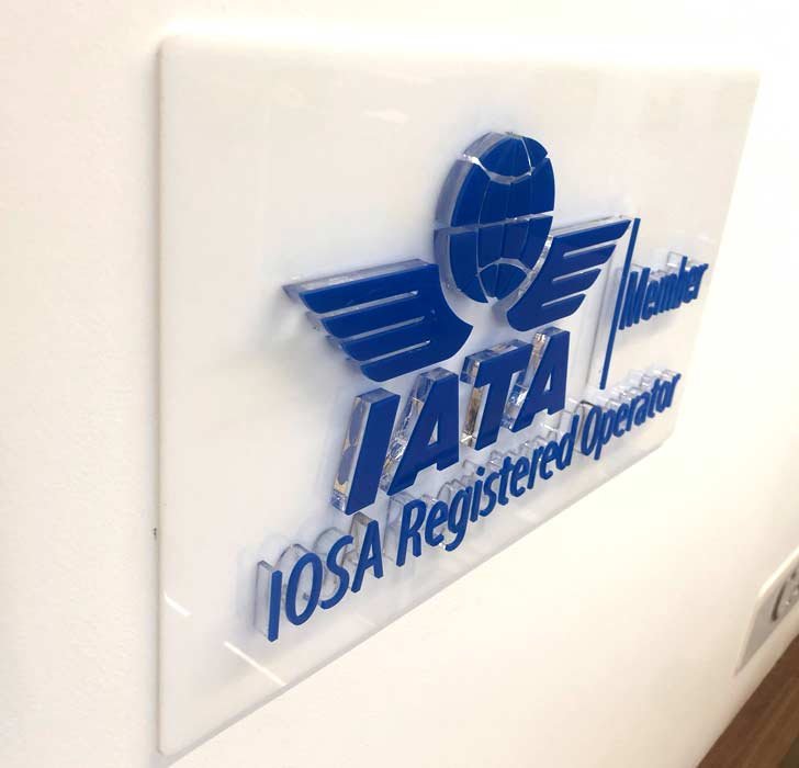 3D ACRYLIC DOOR SIGNAGE