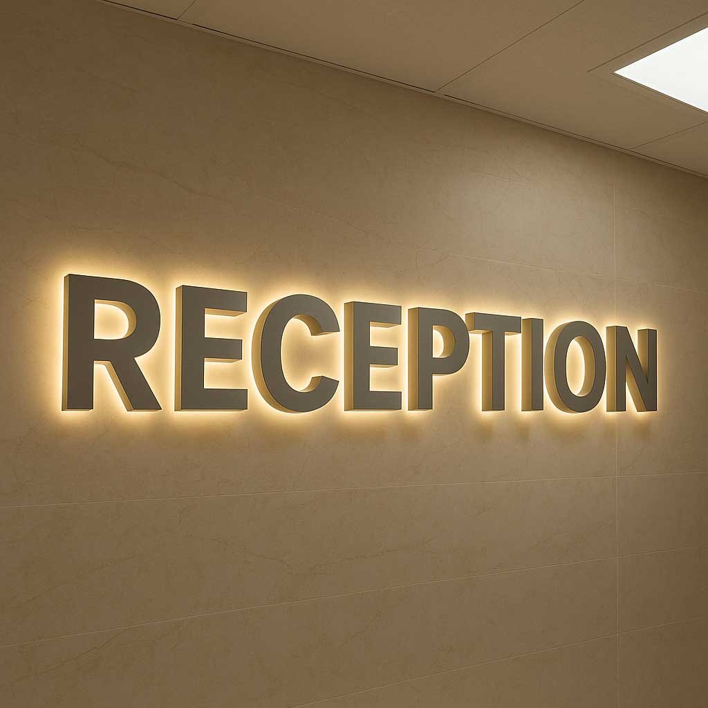 3D Backlit Signage