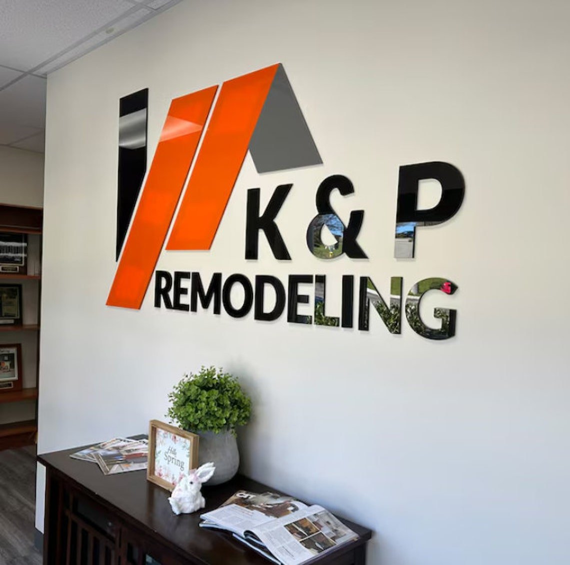 3d acrylic logo wall sign