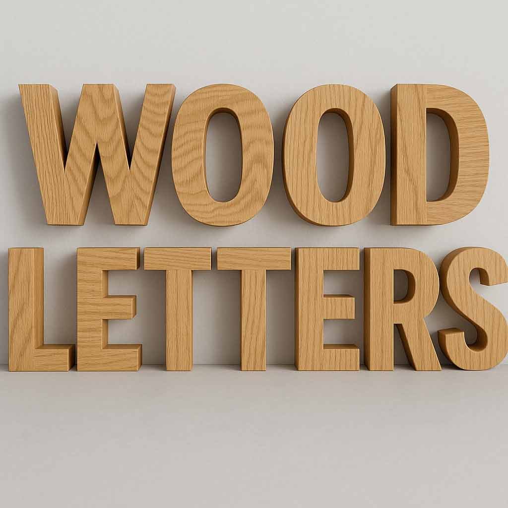 wooden letters