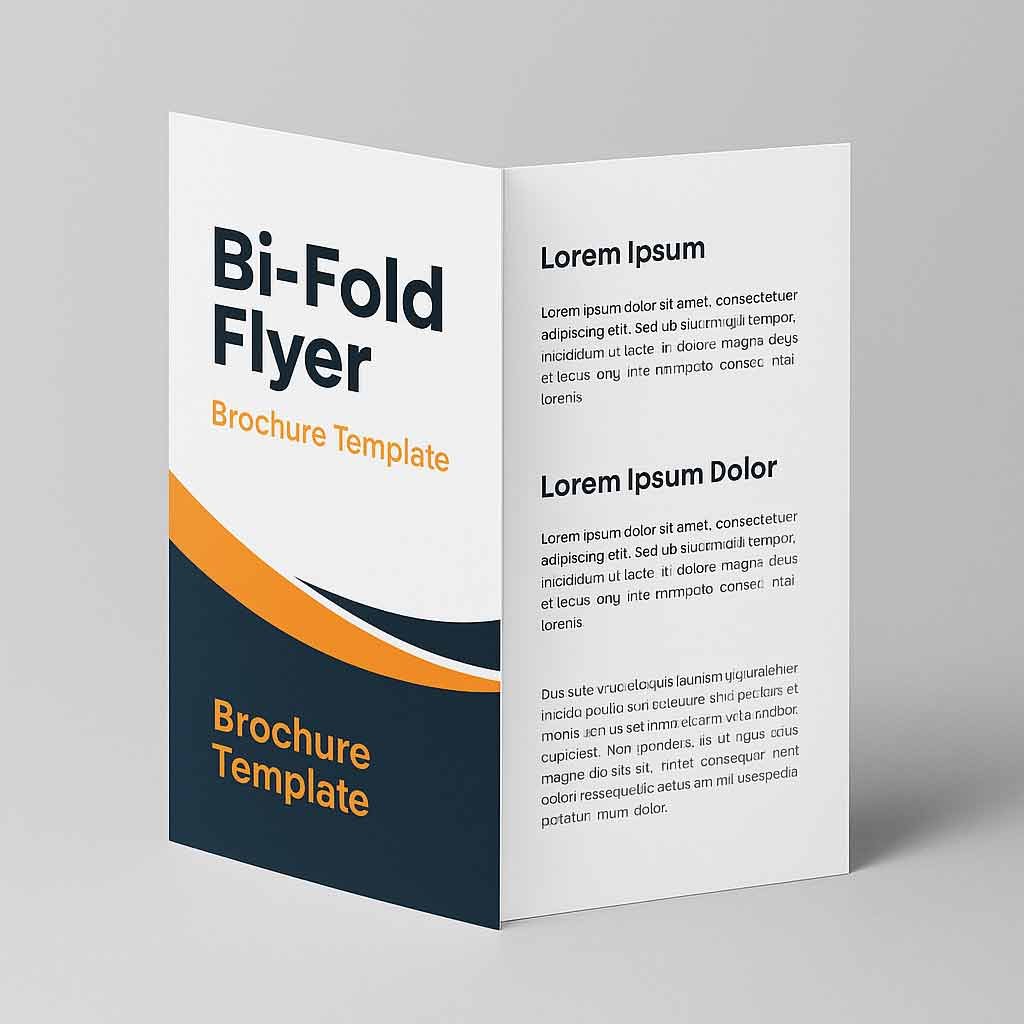 Bi-fold flyers