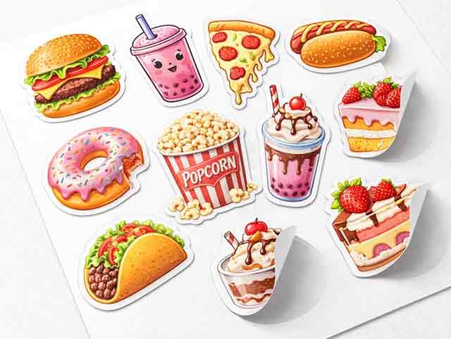 Custom Kiss Cut Stickers Dubai