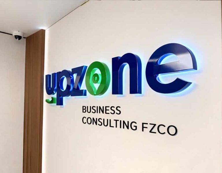 3D backlit signage Dubai UAE