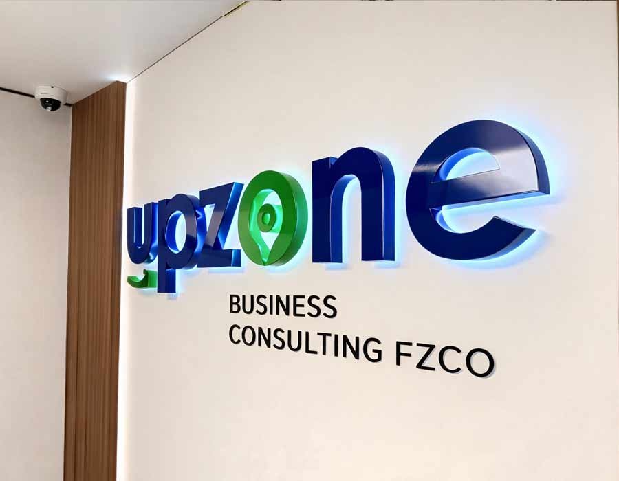 3D backlit signage Dubai UAE