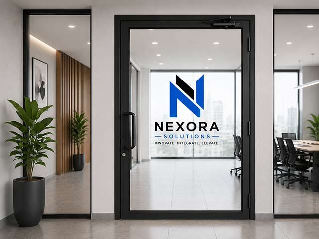 Vinyl door logo dubai