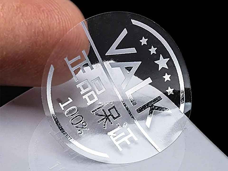 transparent stickers