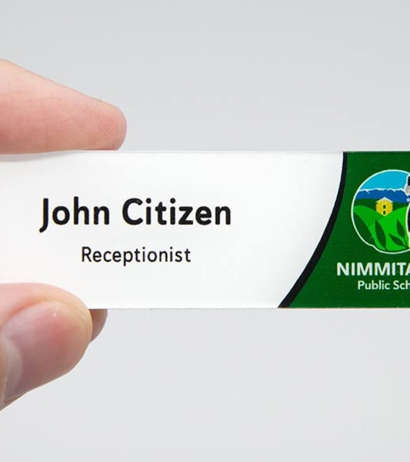 Magnetic Name Badges with logo